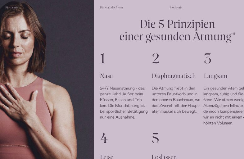 Die Kraft des Atems – designed by Studio Werken